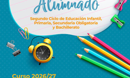 ADMISIÓN ESO Y BACHILLERATO PARA EL CURSO 2026/2027